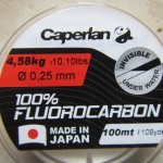 Le 100 % fluorocarbone 25 et 20 cent de Caperlan