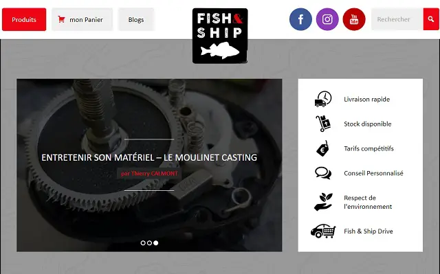 Entretenir son Matériel - Le moulinet Casting - Fish & Ship