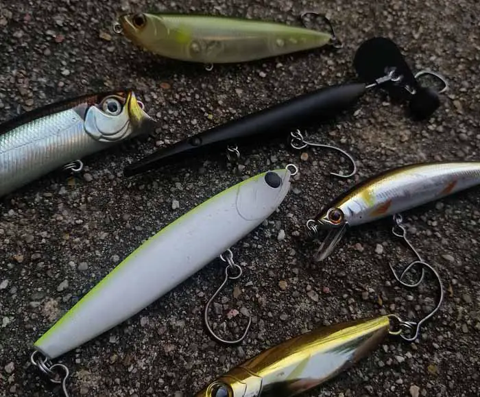 Water Monitor illex leurre stickbait coulant pour peche de surface