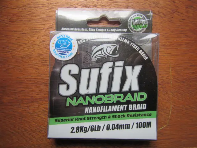 thumbnail image 2 of Sufix NanoBraid Fishing Line, Low-Vis Green, 8 Lb/150 Yd 2 of 10